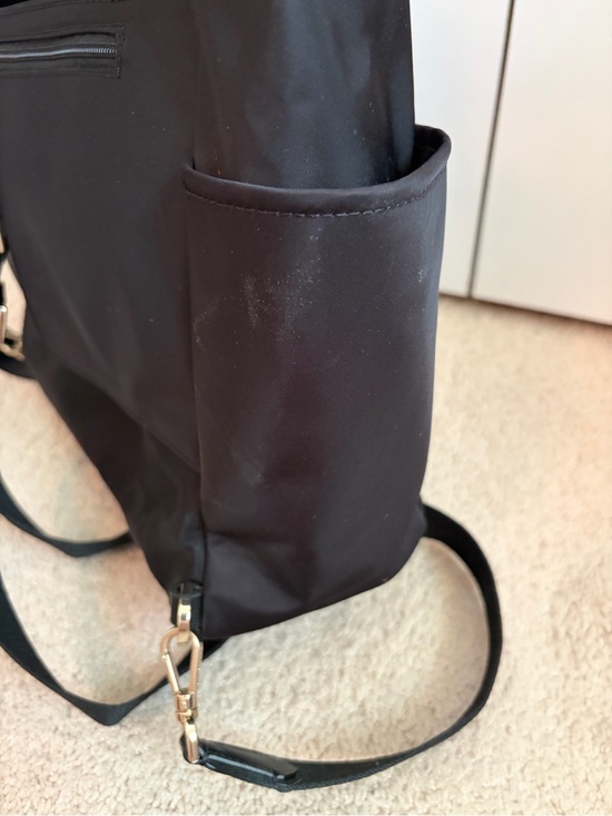 Kate Spade Taylor Convertible Backpack Black Nylon Adjustable Travel Bag